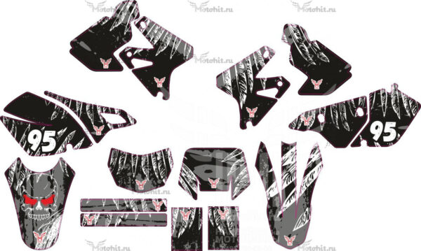 Decals for SUZUKI DRZ-400 2000-2015 wings