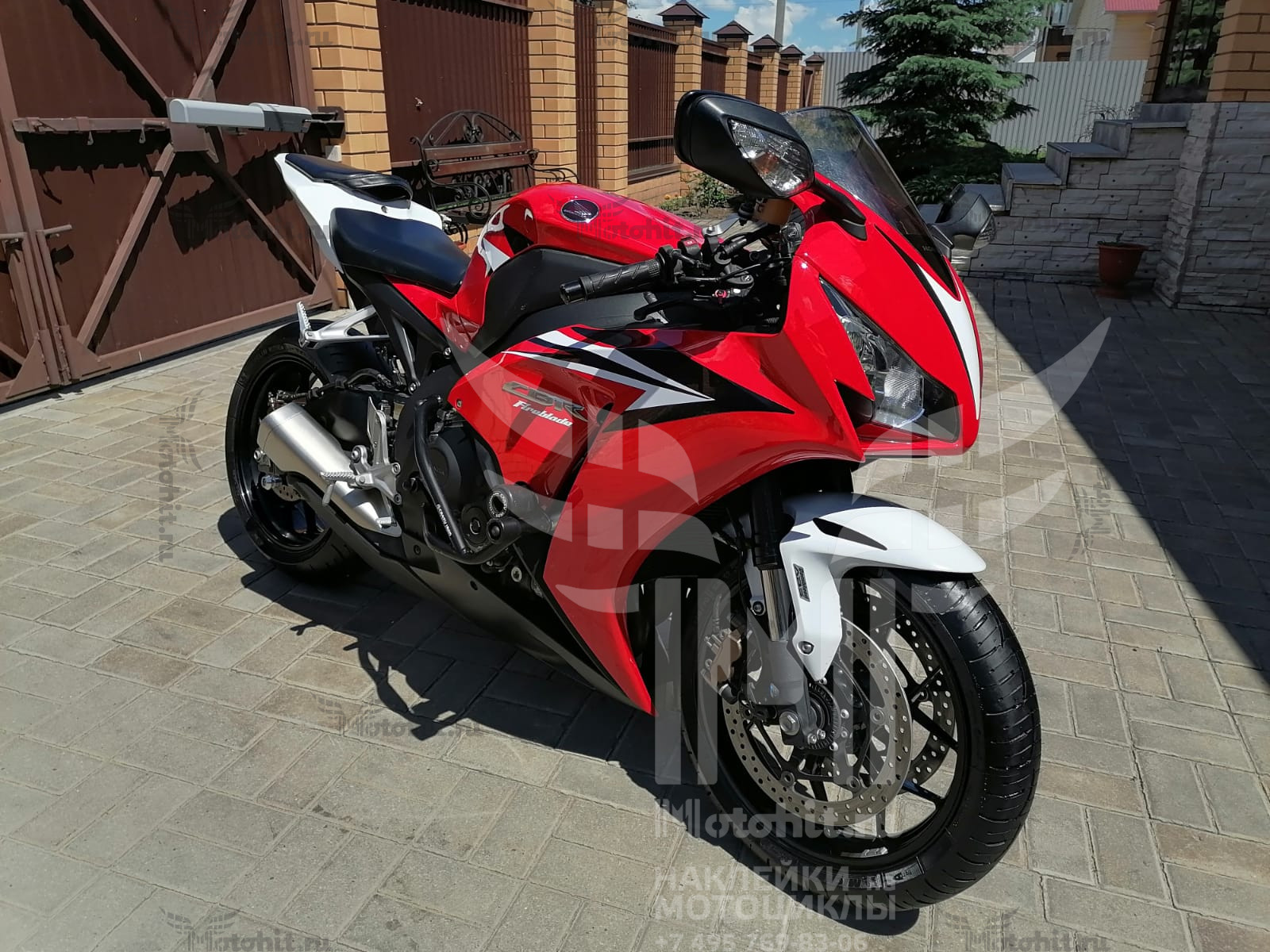 Decals for Honda CBR-1000-RR 2012-2016 HRC Black - Image 2