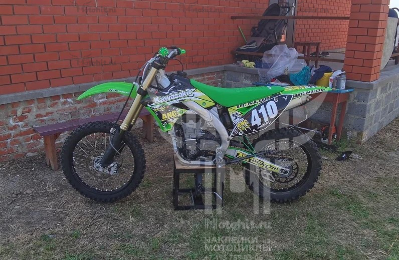 Decals for Kawasaki KXF-250 DUNLOP 2009-2012 - Image 2