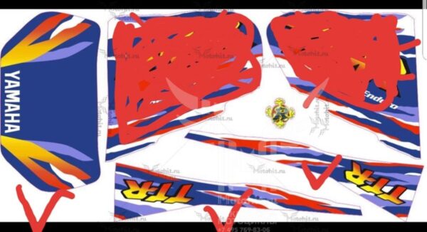 Decals for A yamaha TTR-250 1993-2006 (part)