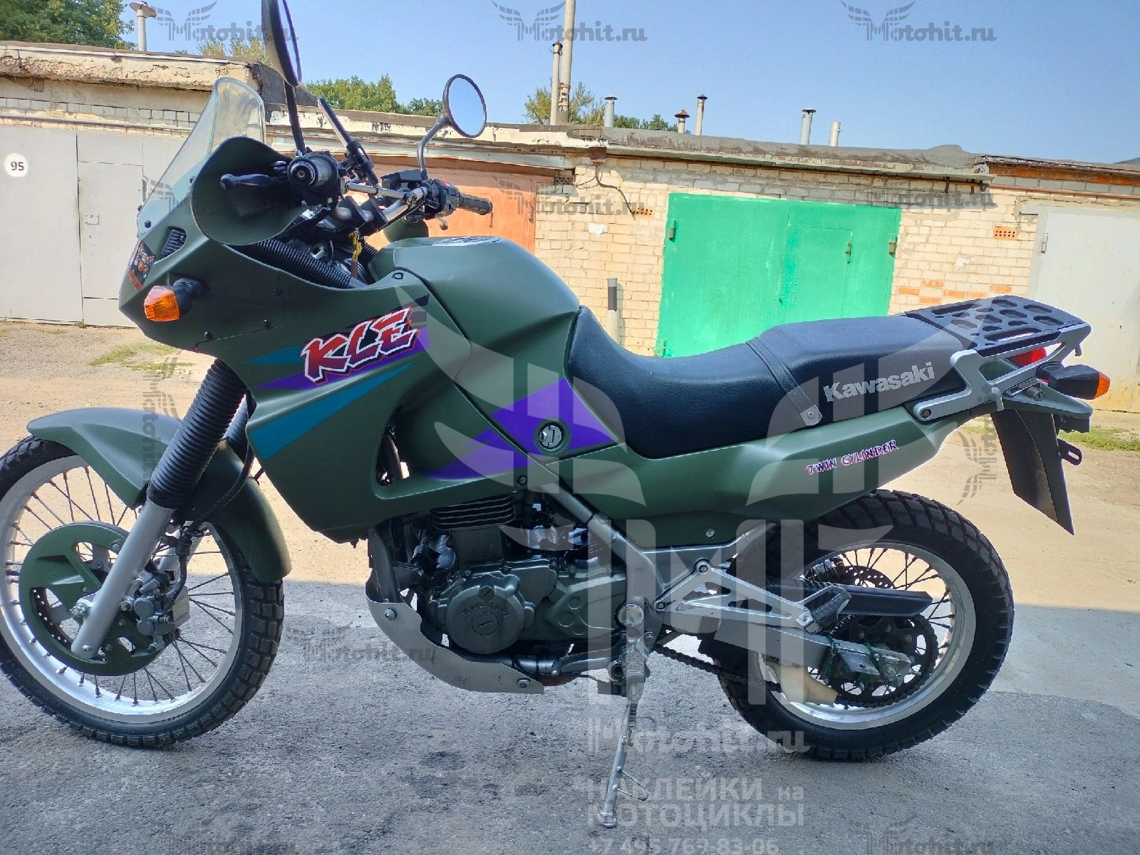 Decals for Kawasaki KLE-400-500 1998 - Image 3