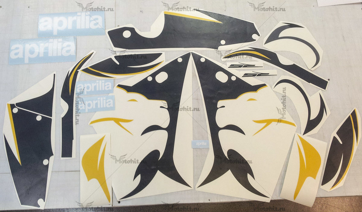 Decals for Aprilia RS-50 RS-125 2005 BLACK - Image 4