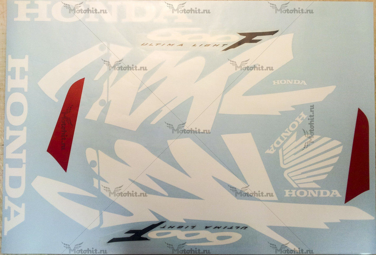 Decals for Honda CBR-600-F4 1999-2000 WHITE - Image 2