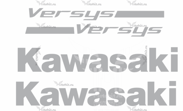 Decals for Kawasaki Versys 650 2007