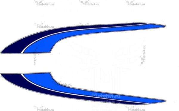 Decals for Honda CB-400 1999-2001 VTEC-1 blue part