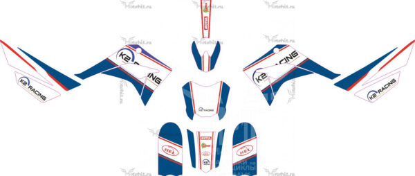 Decals for KAYO GP1-MX YX-125 K2 Racing