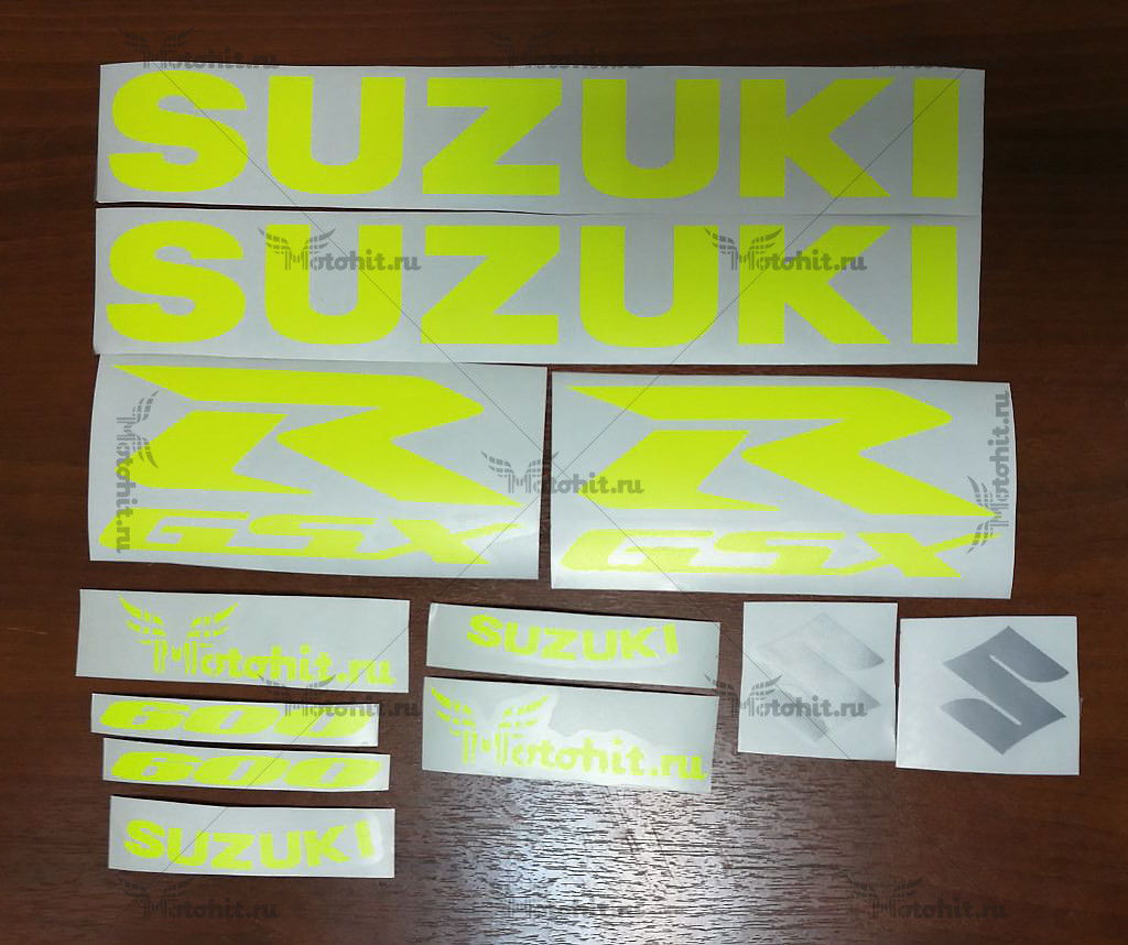 Decals for SUZUKI GSX-R-600 2006-2007 TXT - Image 2