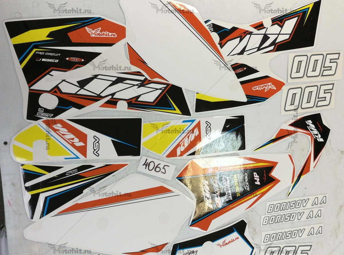 Decals for KTM EXC 2004-2007 - Image 2