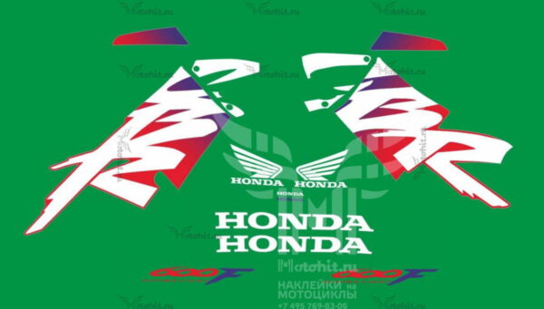Decals for Honda CBR-600-F4 1999-2000 Purple-Red