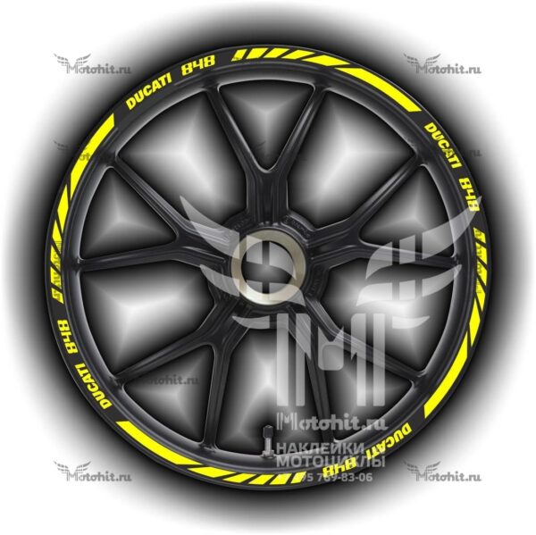 Stickers for rims DUCATI 848