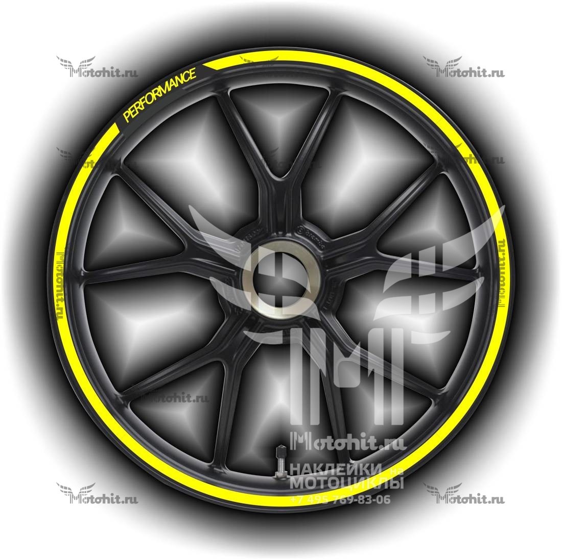 Stickers for rims DUCATI PERFORMANCE