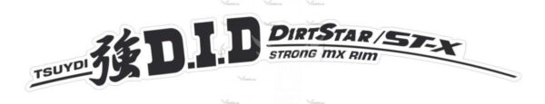 Stickers for rims D.I.D Dirt Star/ST-X