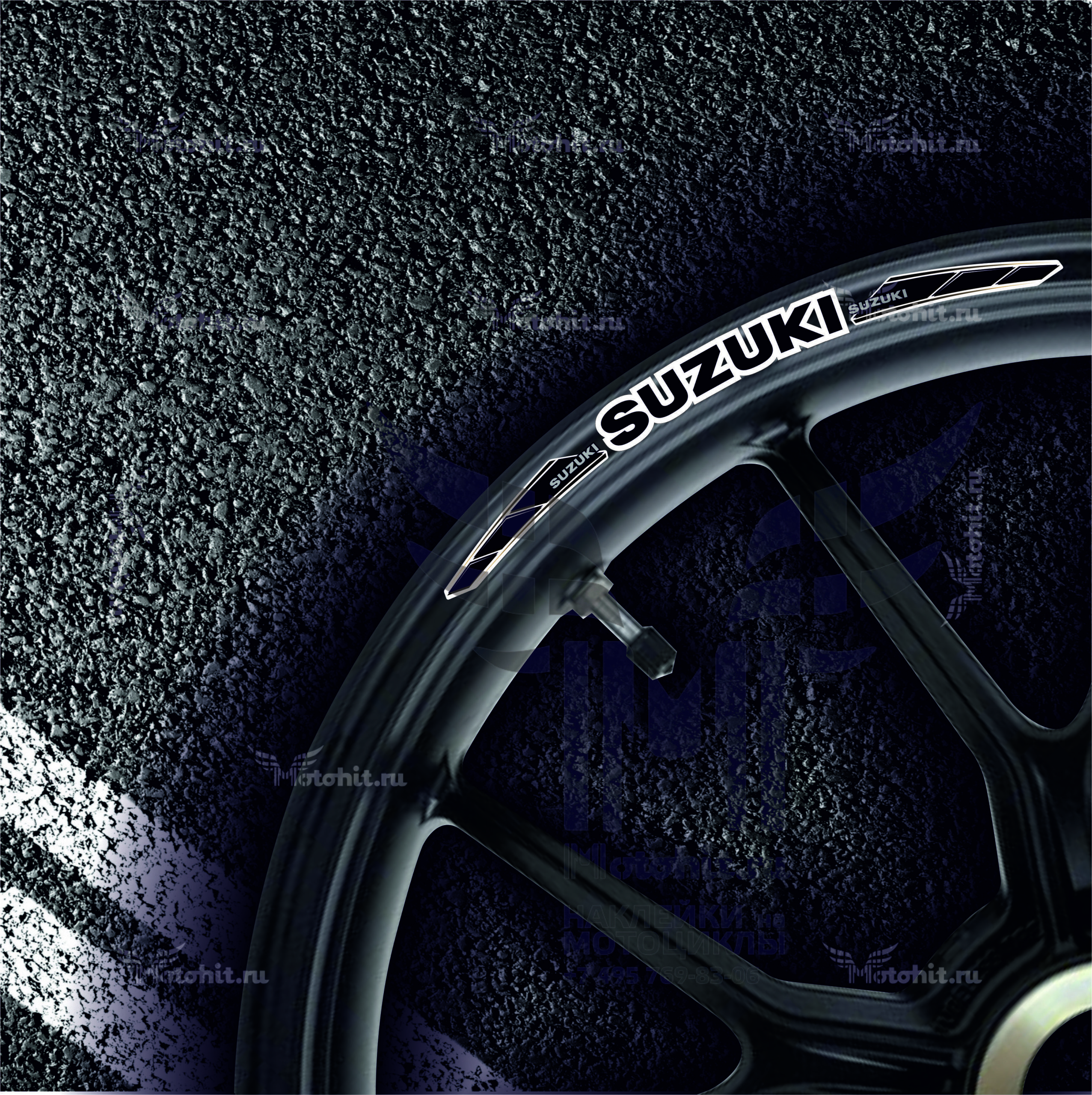 Stickers for rims SUZUKI