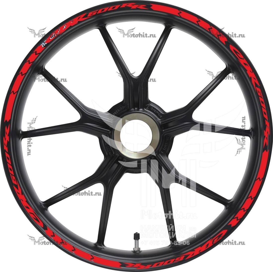 Stickers for rims HONDA CBR-600-RR