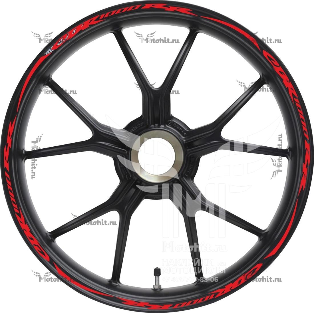 Stickers for rims HONDA CBR-1000-RR