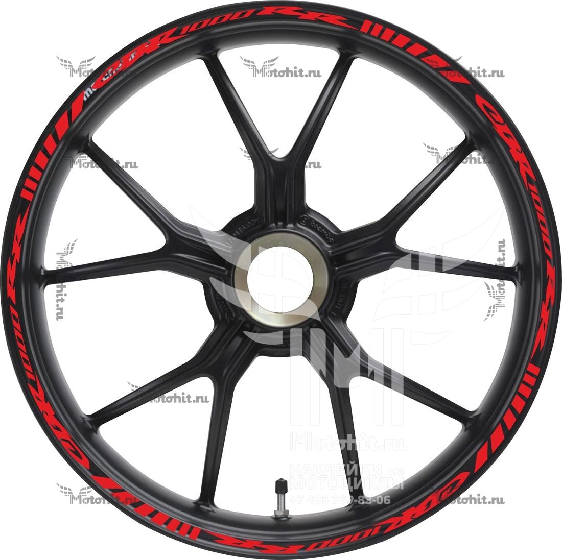 Stickers for rims HONDA CBR-1000-RR