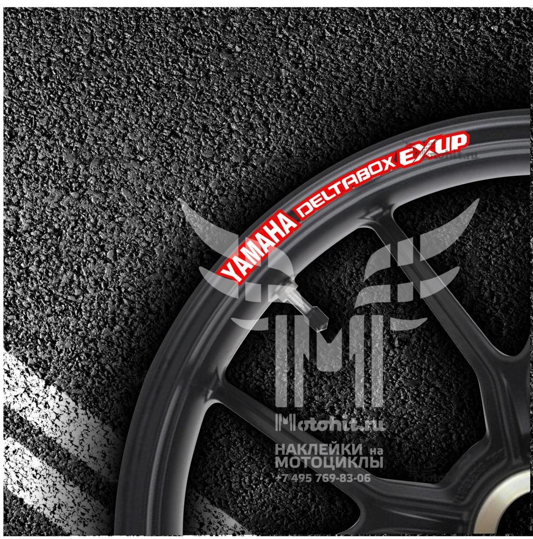 Stickers for rims YAMAHA DELTABOX-EXUP
