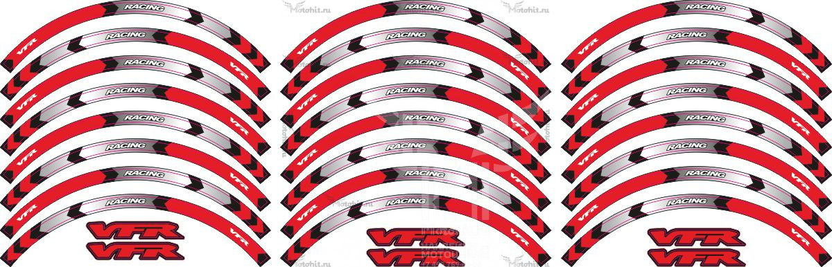Decals for rims Honda VFR