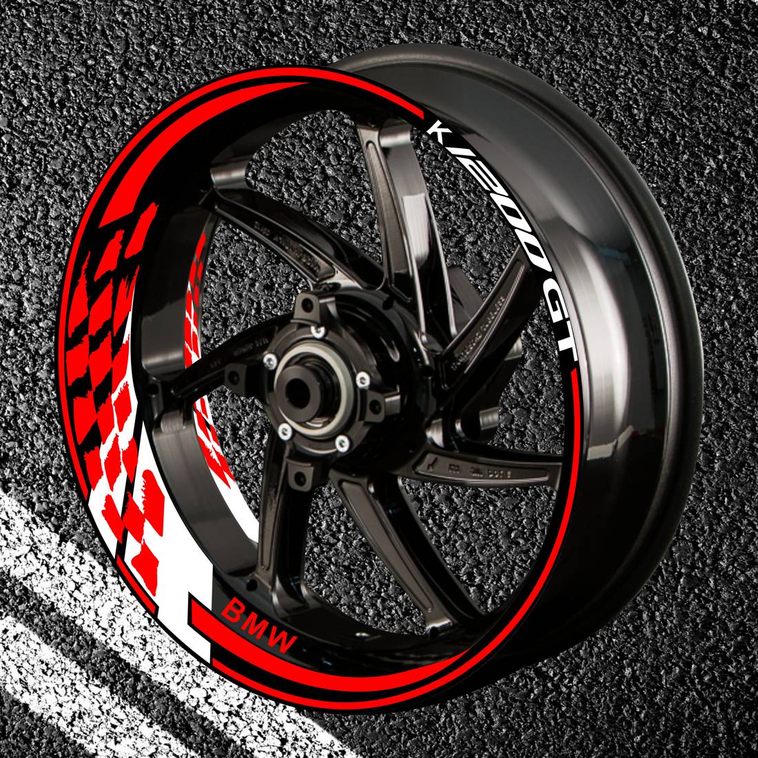 Fire stickers for rims BMW