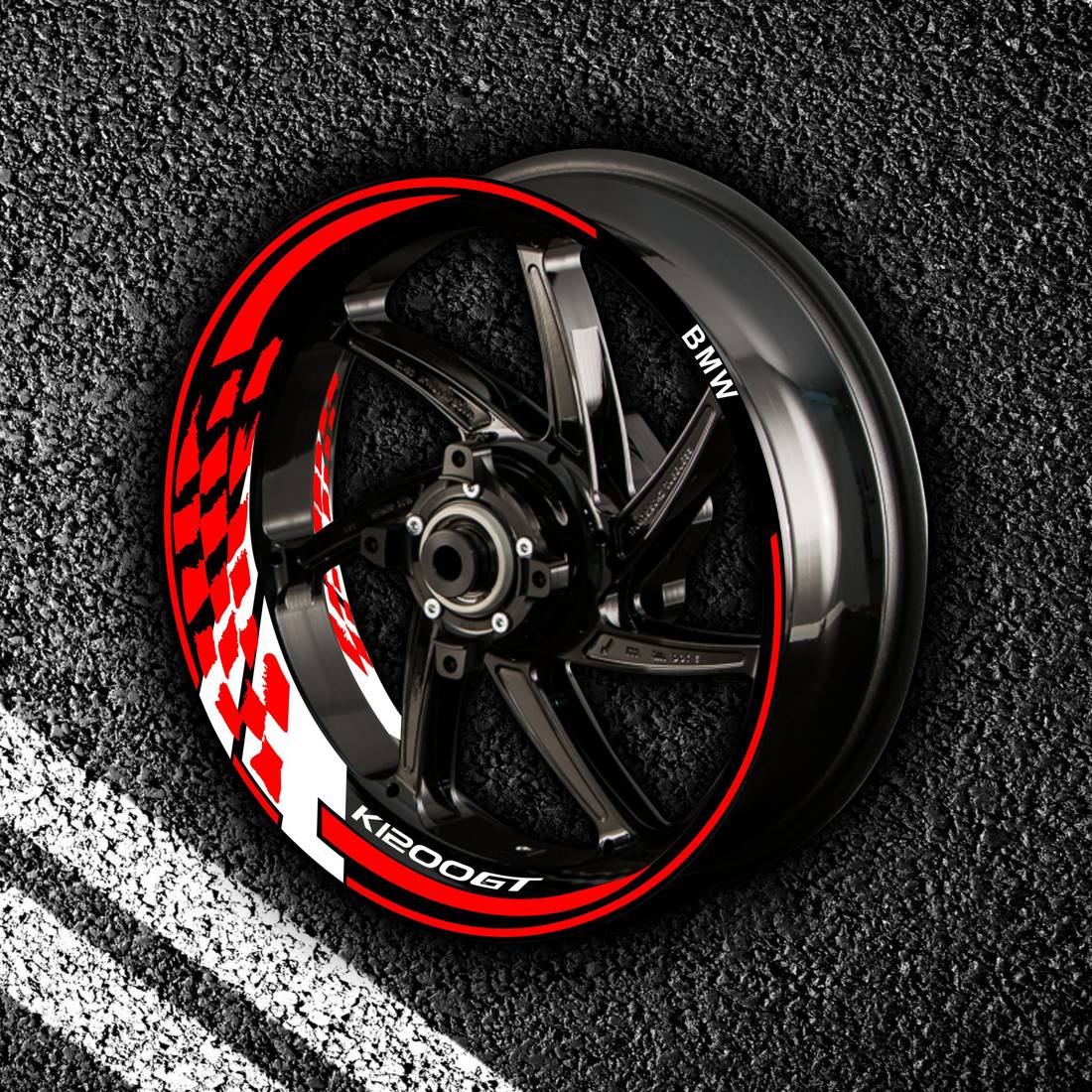 Fire stickers for rims BMW K-1200-GT