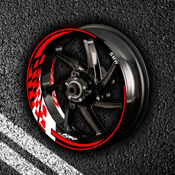 Fire stickers for rims BMW S-1000-RR