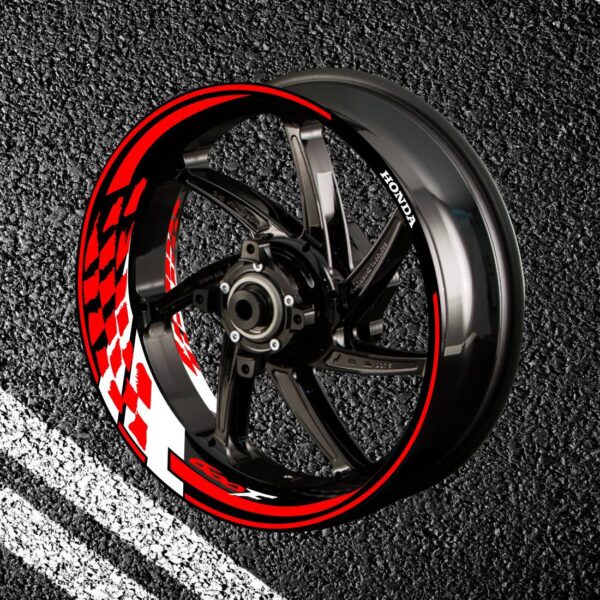 Fire stickers for rims HONDA 600-F
