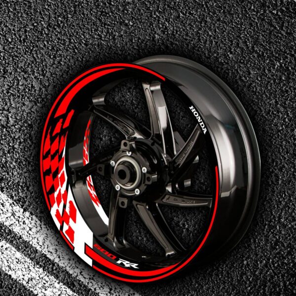 Fire stickers for rims HONDA 600-RR
