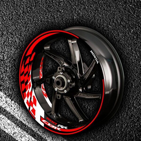 Fire stickers for rims HONDA CBR-600-RR