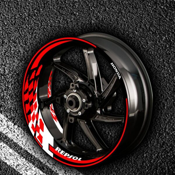 Fire stickers for rims HONDA REPSOL
