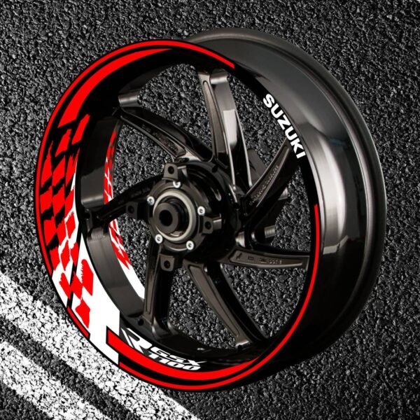 Fire stickers for rims GSX-R-1100