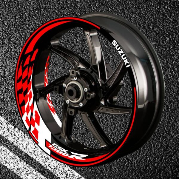 Fire stickers for rims GSX-R-1300