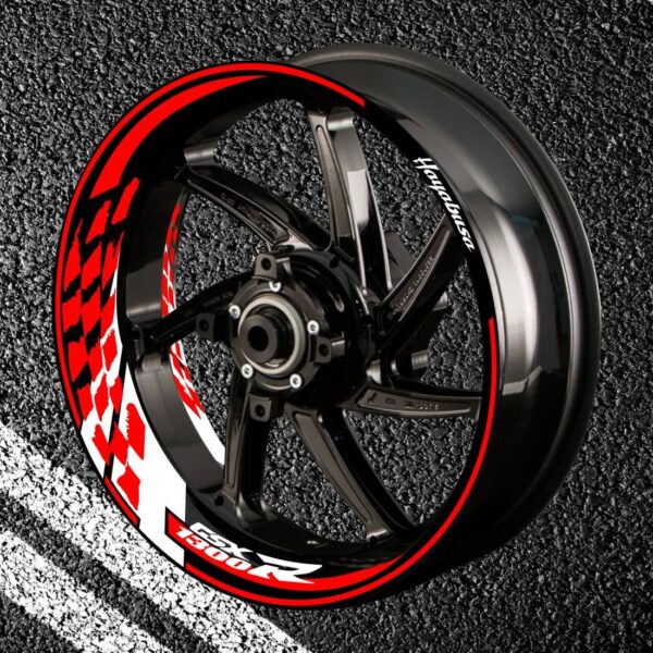 Fire stickers for rims GSX-R-1300-2