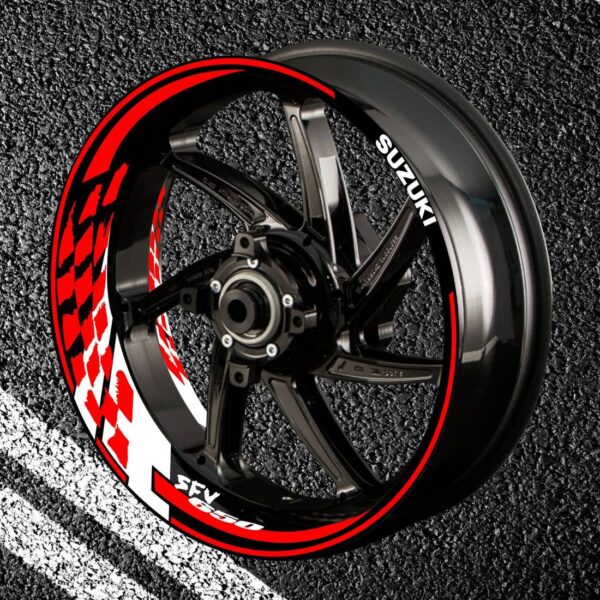 Fire stickers for rims SFV-650