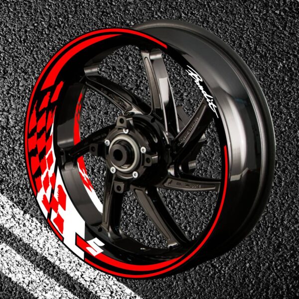 Fire stickers for rims BANDIT