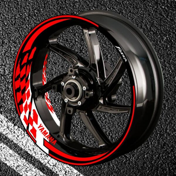 Fire stickers for rims YAMAHA FAZER