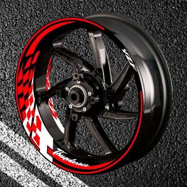 Fire stickers for rims YAMAHA THUNDERACE-2