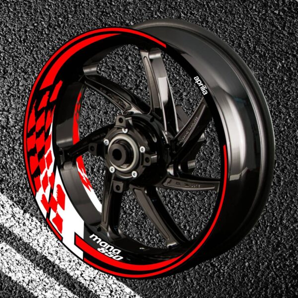 Fire stickers for rims APRILIA MANA-850