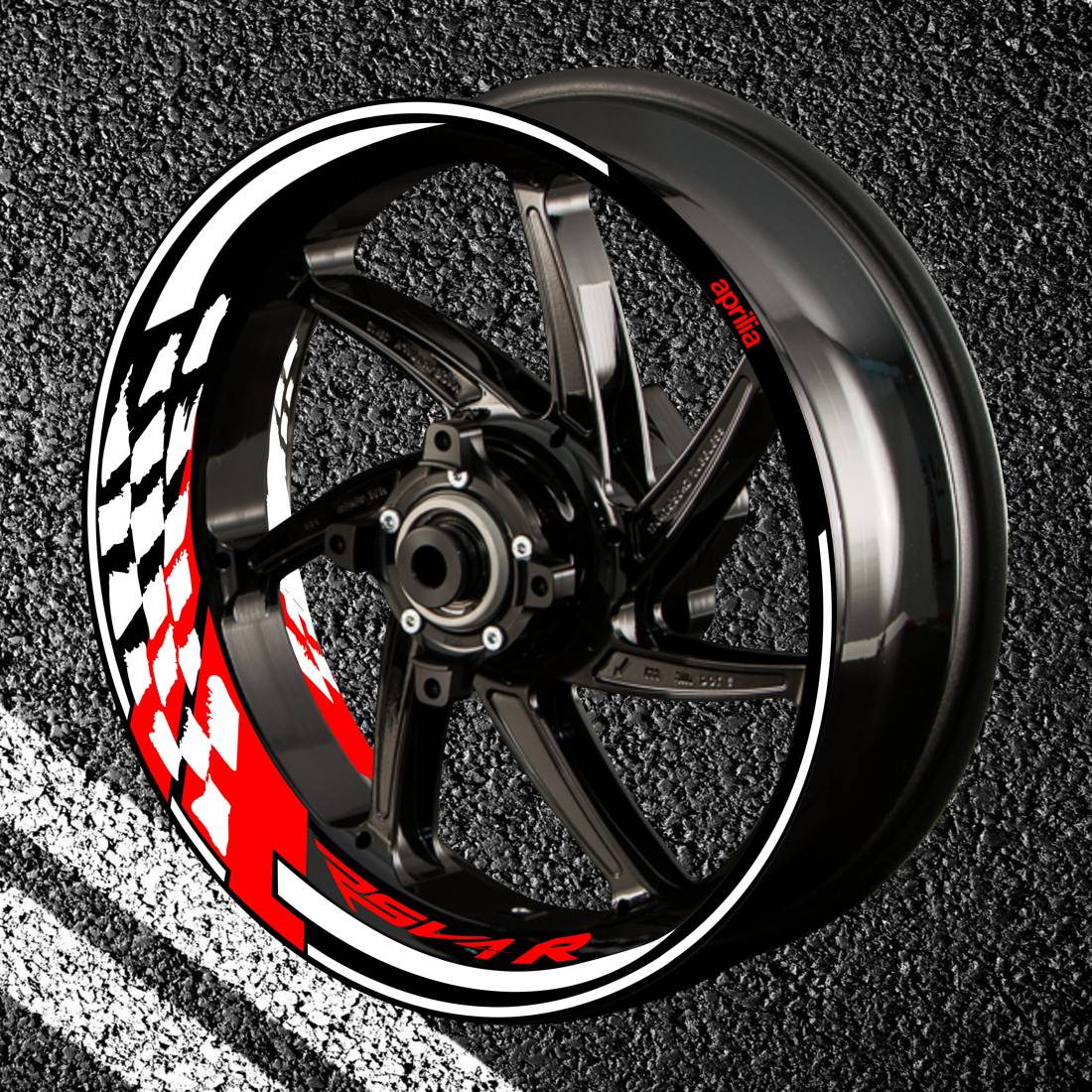 Fire stickers for rims APRILIA RSV-4-R