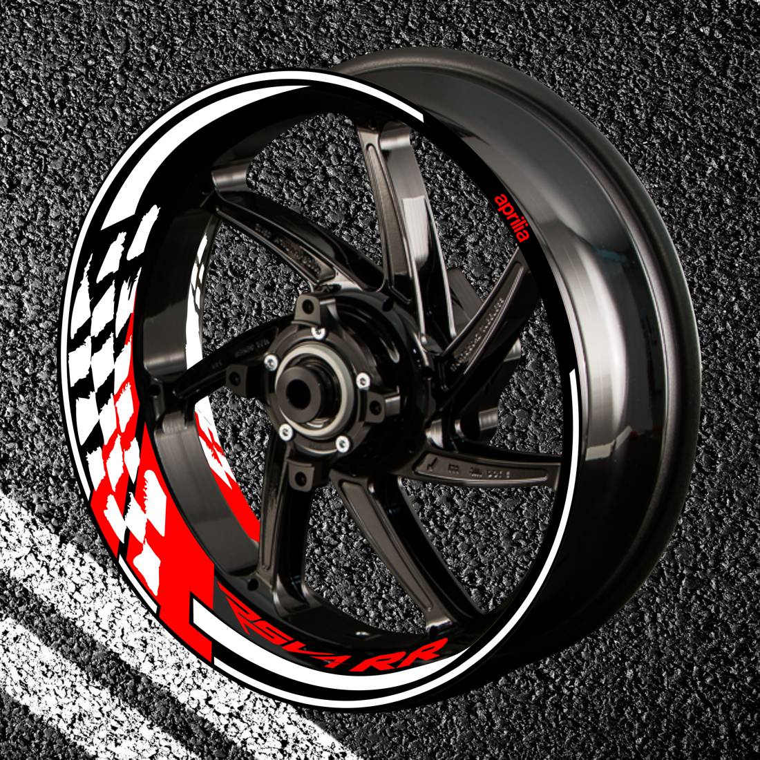 Fire stickers for rims APRILIA RSV-4-RR
