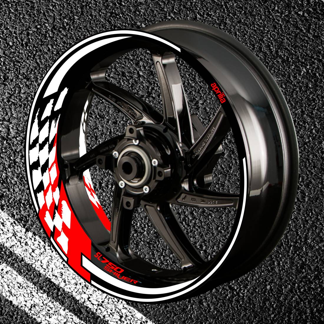 Fire stickers for rims APRILIA SL-750-SHIVER
