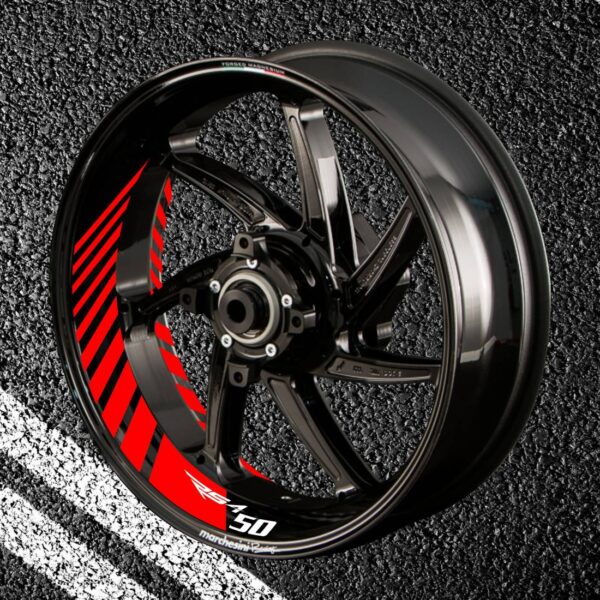 Stickers with stripes for rims APRILIA RS-4-50