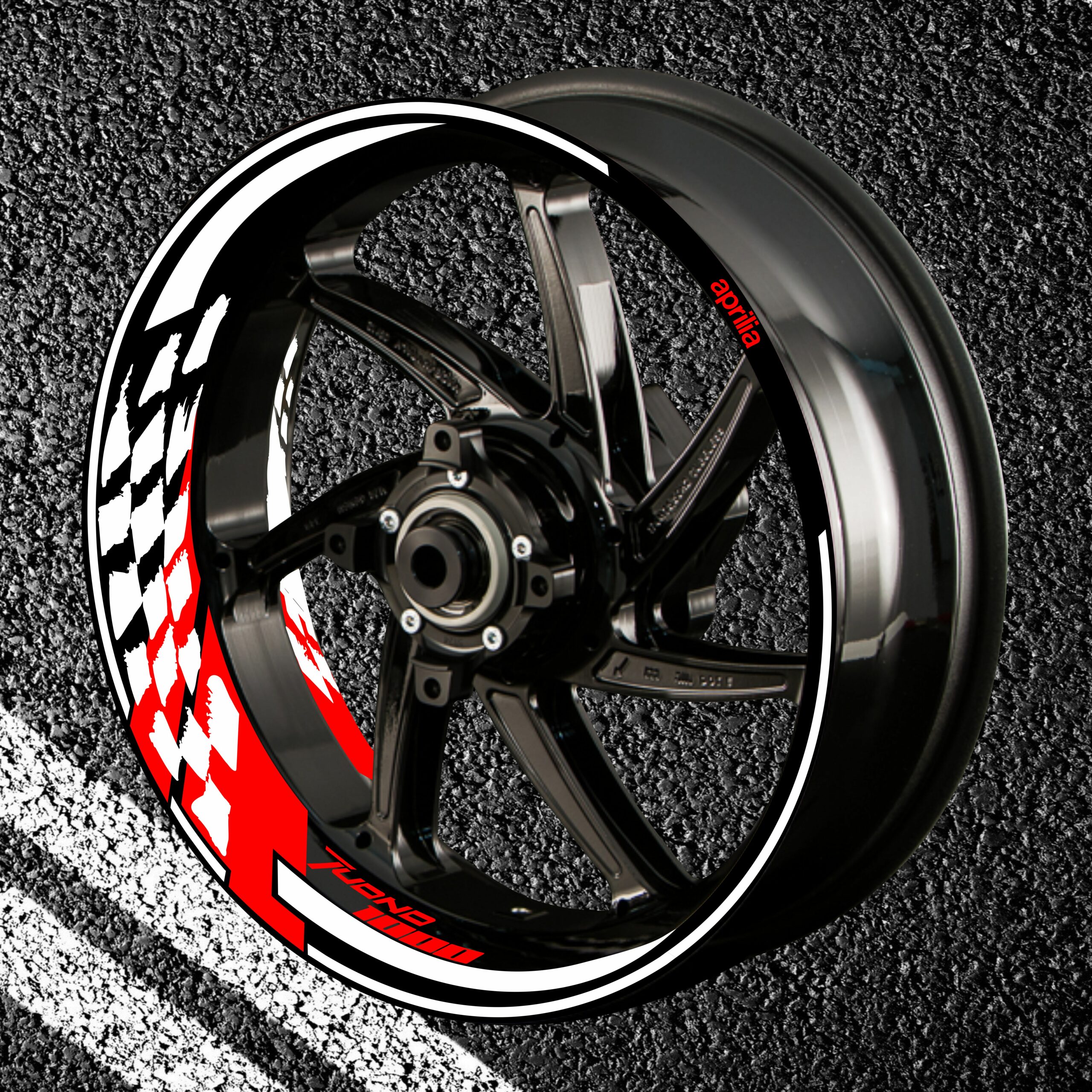 Fire stickers for rims APRILIA TUONO-1000