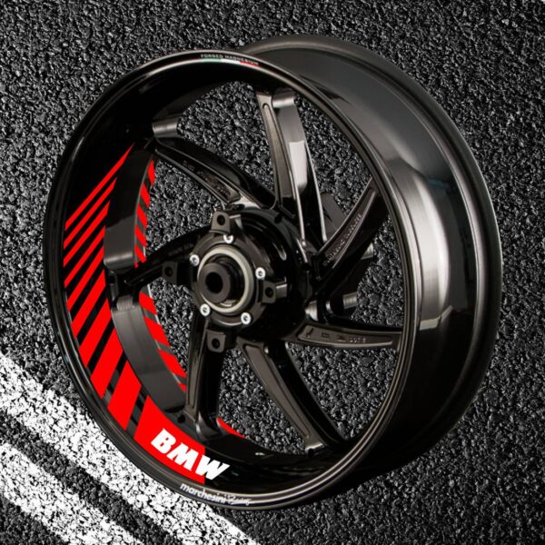 Stickers with stripes for rims BMW
