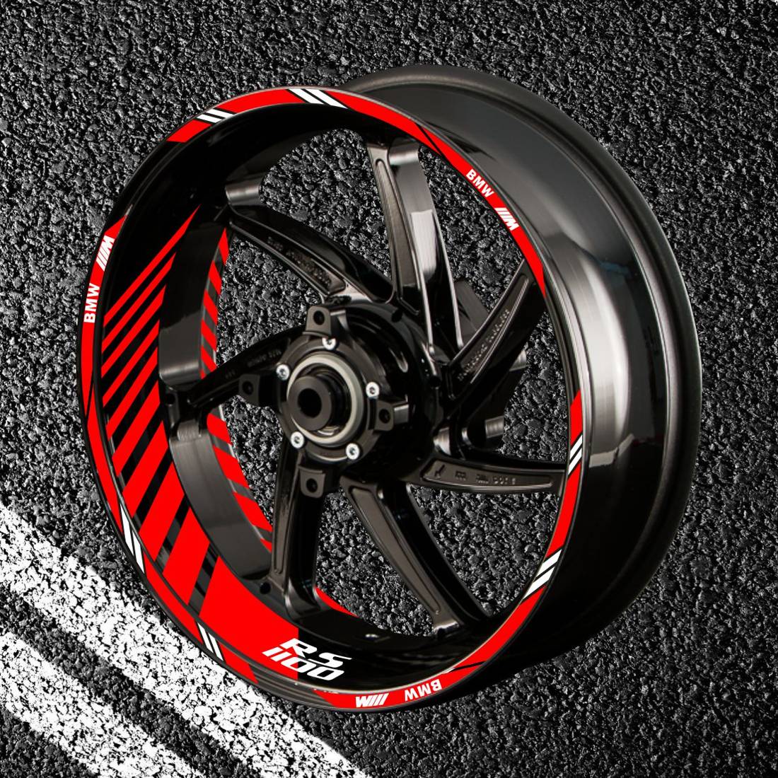 Stickers with stripes for rims BMW RS-1100