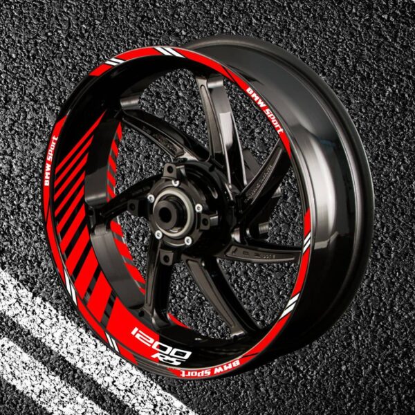 Stickers with stripes for rims BMW 1200-RS
