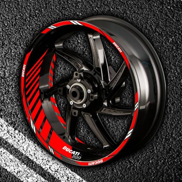 Stickers with stripes for rims DUCATI 899