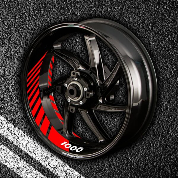 Stickers with stripes for rims DUCATI 1000