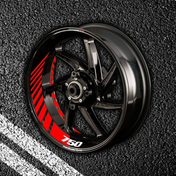 Stickers with stripes for rims HONDA 750