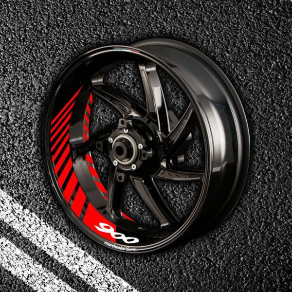 Stickers with stripes for rims HONDA 900