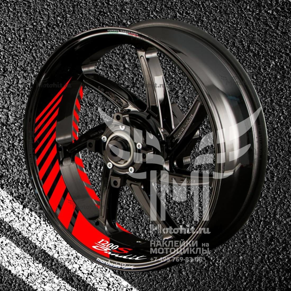 Stickers with stripes for rims SUZUKI 1200-S-BANDIT